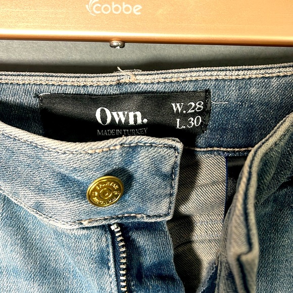 Own Low-Rise Stretch Split Flare Jeans size W28/L30 NWT - Picture 10 of 12